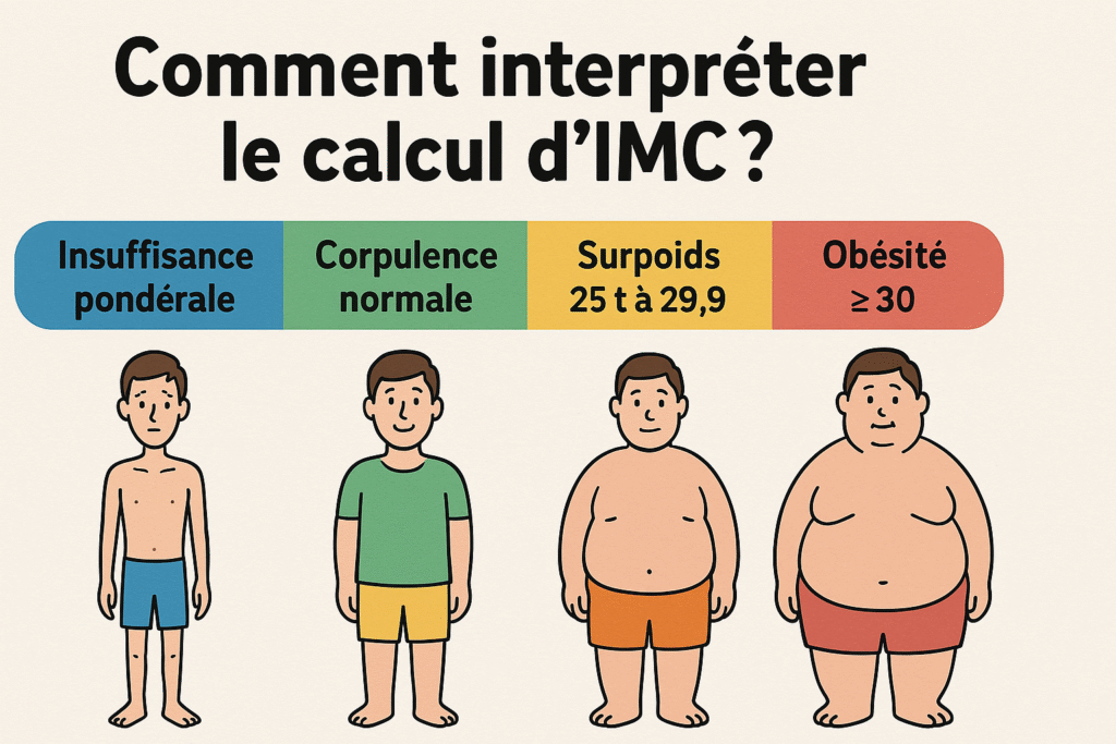 Image montrant Comment interpréter le calcul d’IMC?