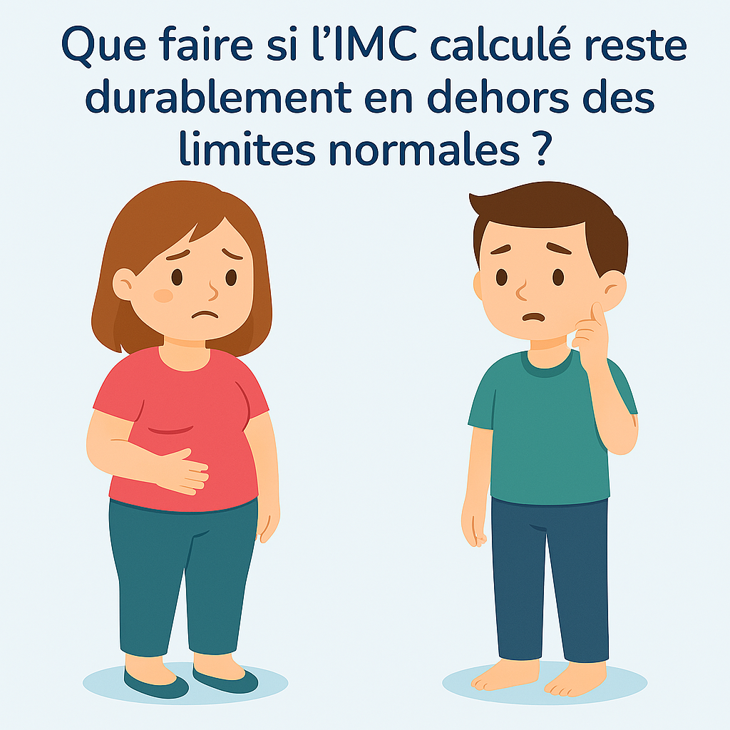 image montrant un homme et une femme qui checehnt une solution pour leur IMC