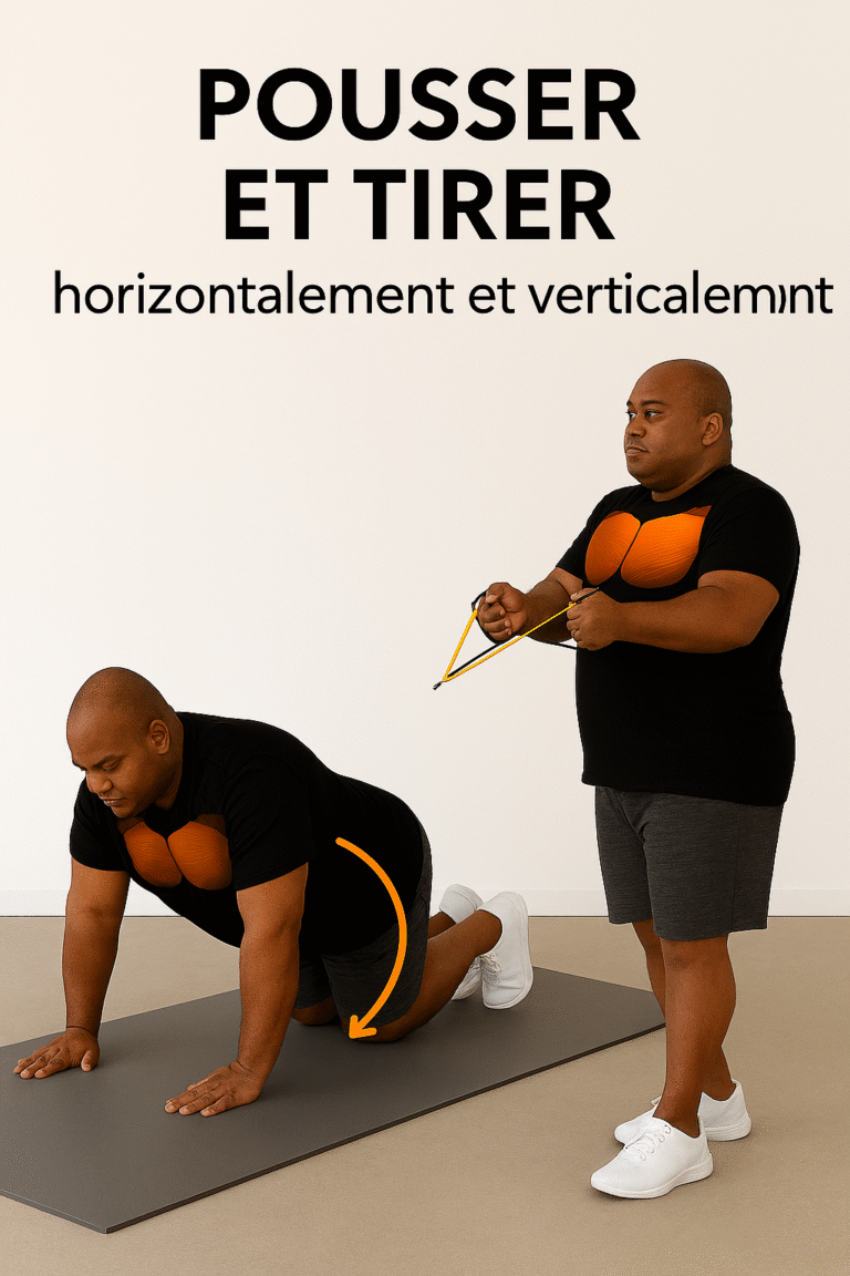 Le mouvement de poussée et de tirage Le mouvement de poussée et de tirage