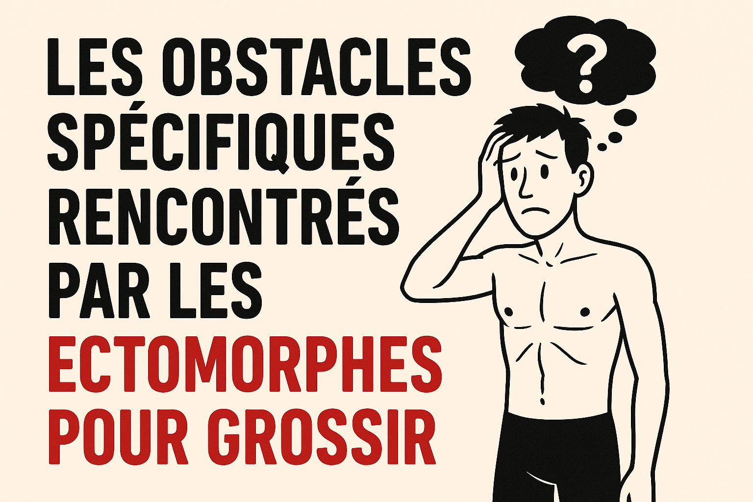 Les obstacles pour prise de masse ectomorphe Les obstacles pour prise de masse ectomorphe