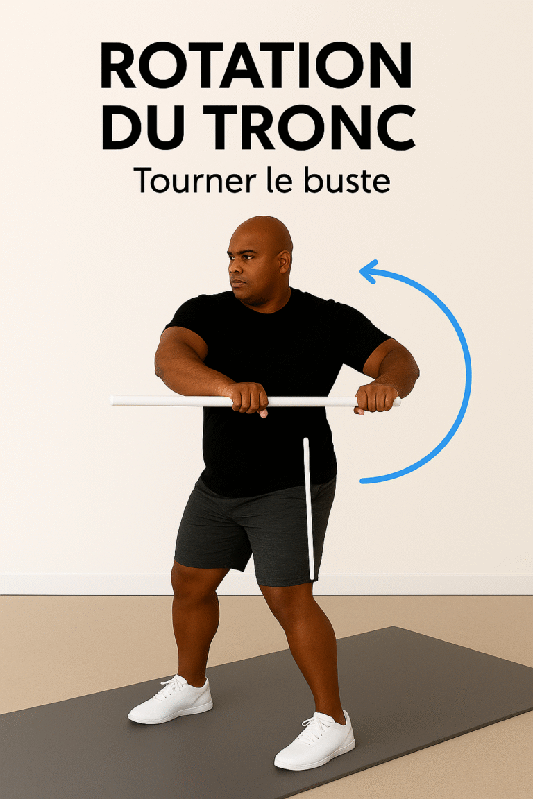 Tourner (rotation du tronc) Tourner (rotation du tronc)