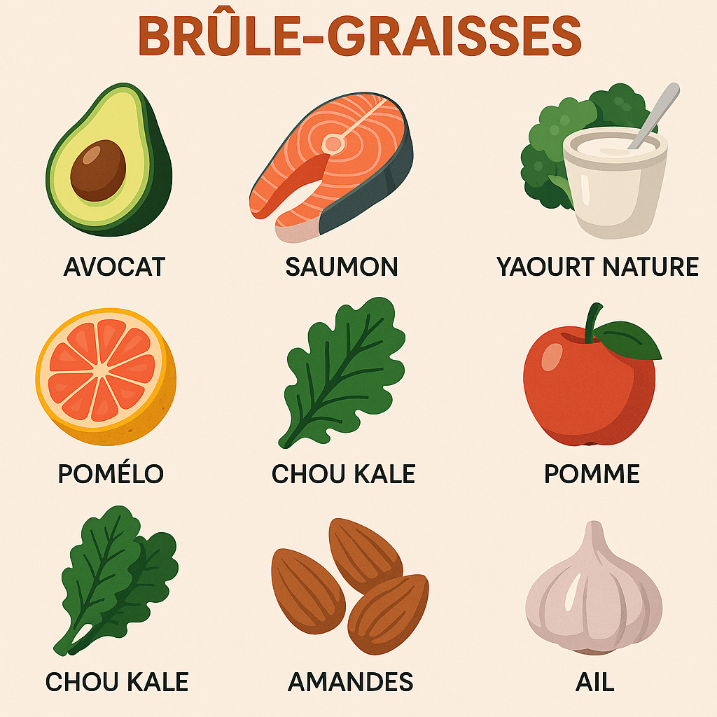 aliments brûle-graisses